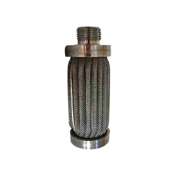 SS 304 316L sintered stainless steel material 50 micro sinter metal wire mesh filters for hydraulic oil filter replacement