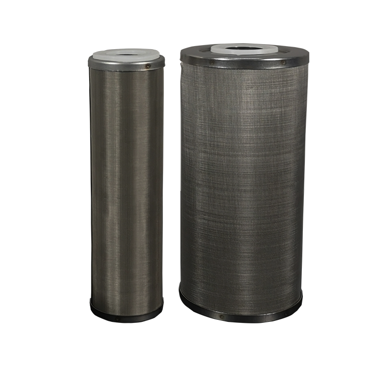 High quality SS 304 316L stainless steel pleated 100um micron water filter for industrial oil liquid cartridge filter