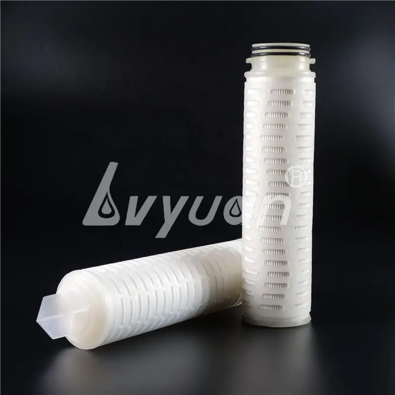Customized size filter cartridge pleating for Water Sterile Filtration