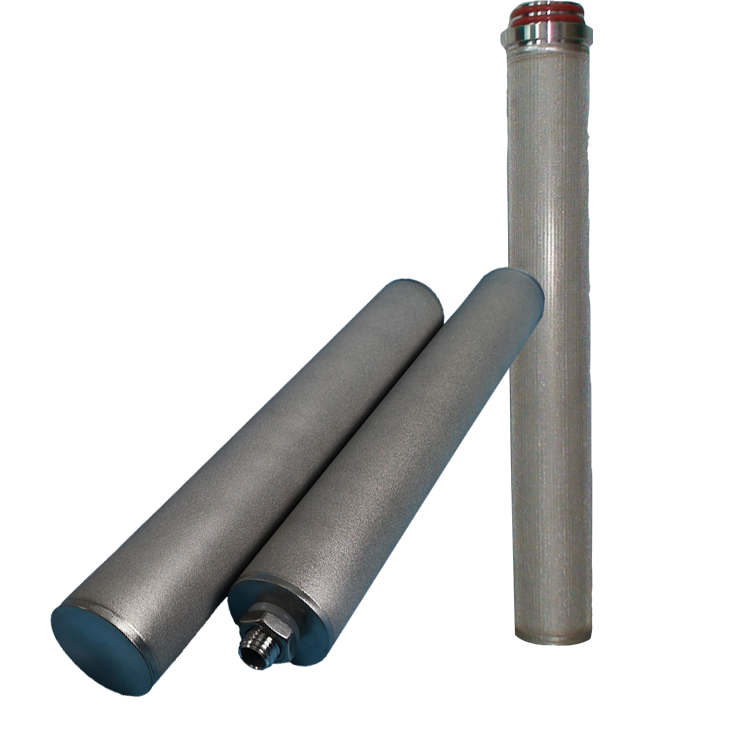 SS304 316 stainless steel 40 micron powder filter/sintered metal candle filter for gas filtration system