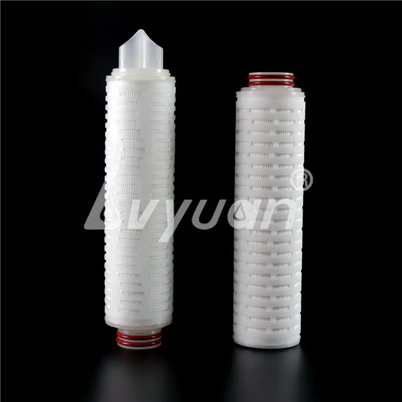 Customized size filter cartridge pleating for Water Sterile Filtration