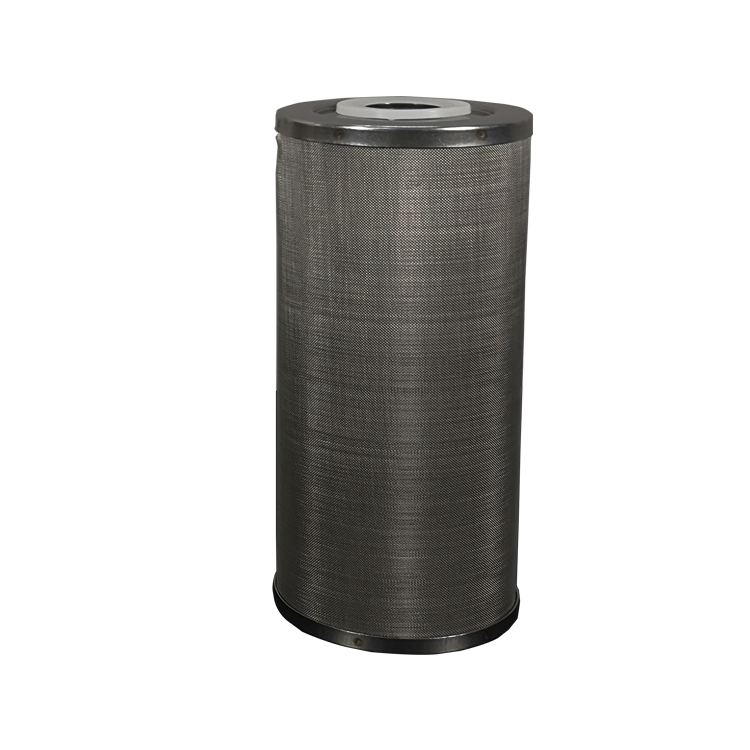 SS 304 316L sintered SS filter 40 micron sinter stainless steel mesh filter for liquid diesel oil treatment filter