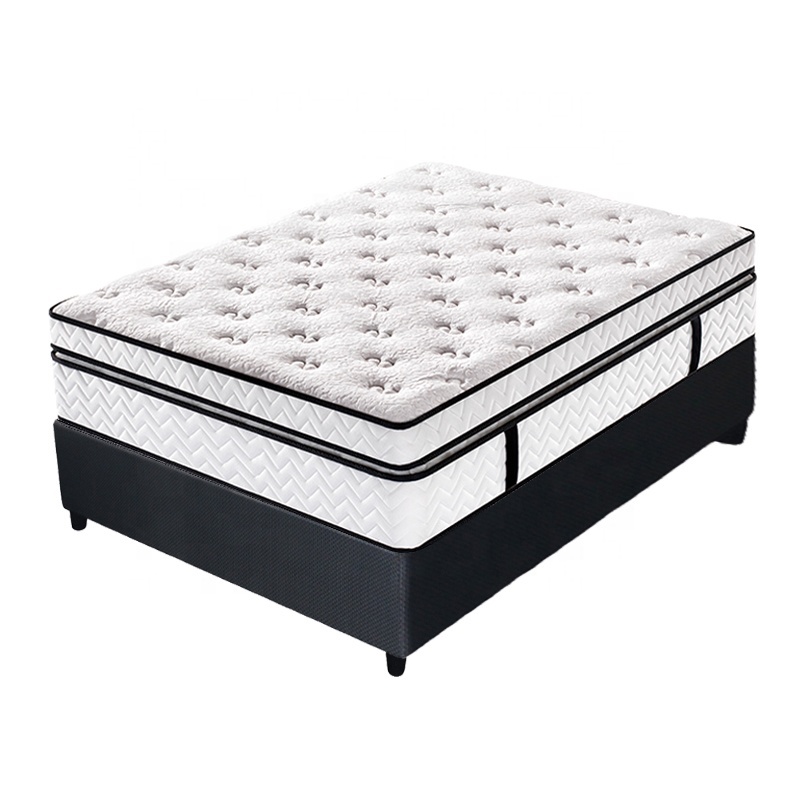 37cm Double spring luxury euro top pocket spring mattress
