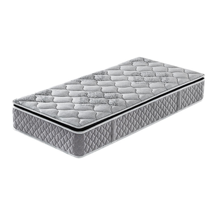 27cm grey color full size 5 zones pocket spring mattress