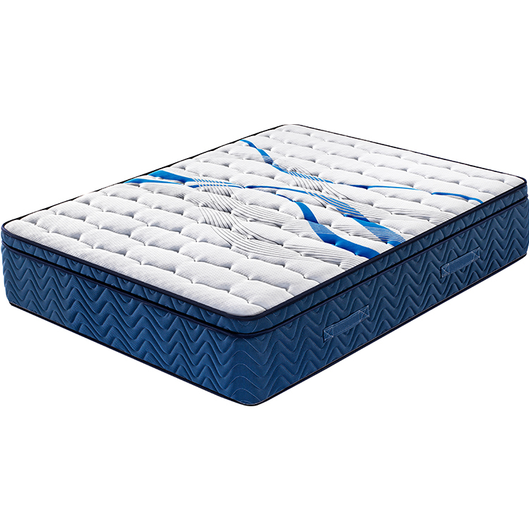 35cm 12 inch euro top natural fireprooflatex pocket spring mattress china