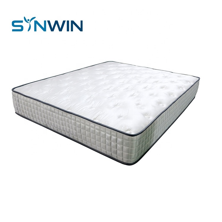 From China Manufacturer brocade fabric tight top Memory Foam Pocket Spring Mattress