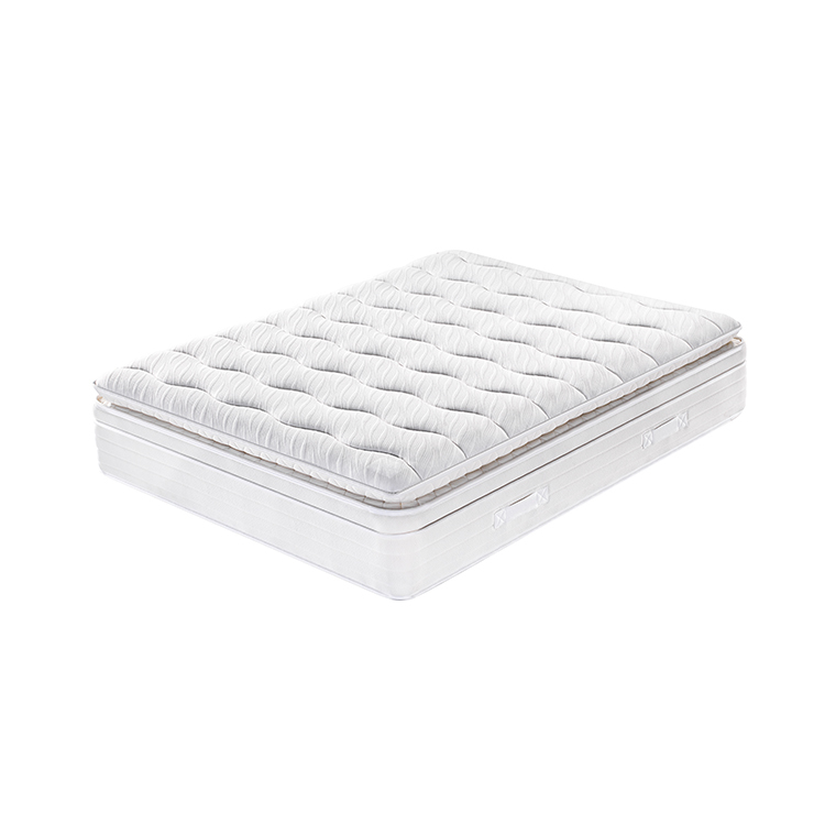 Hostel furniture sleep wellpillow top customizable high class pocket spring mattress
