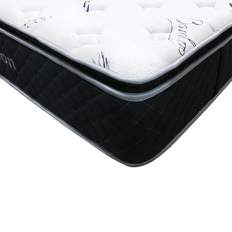 Bamboo Fabric Customized Euro Top Rollable Pocket Coil Spring Mattress