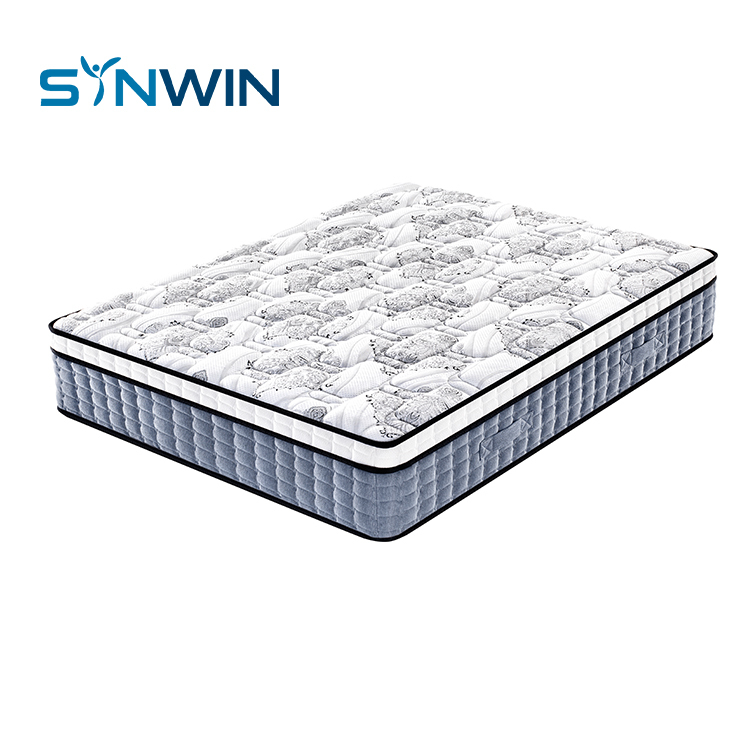 5 star hotel queen size memory foam pocket spring mattress