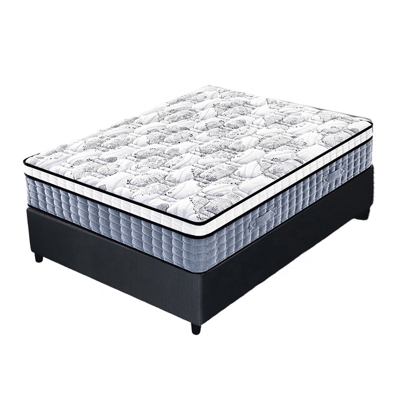 New arrival 5 star hotel 32.5cm luxury hotel single bed with spring mattress