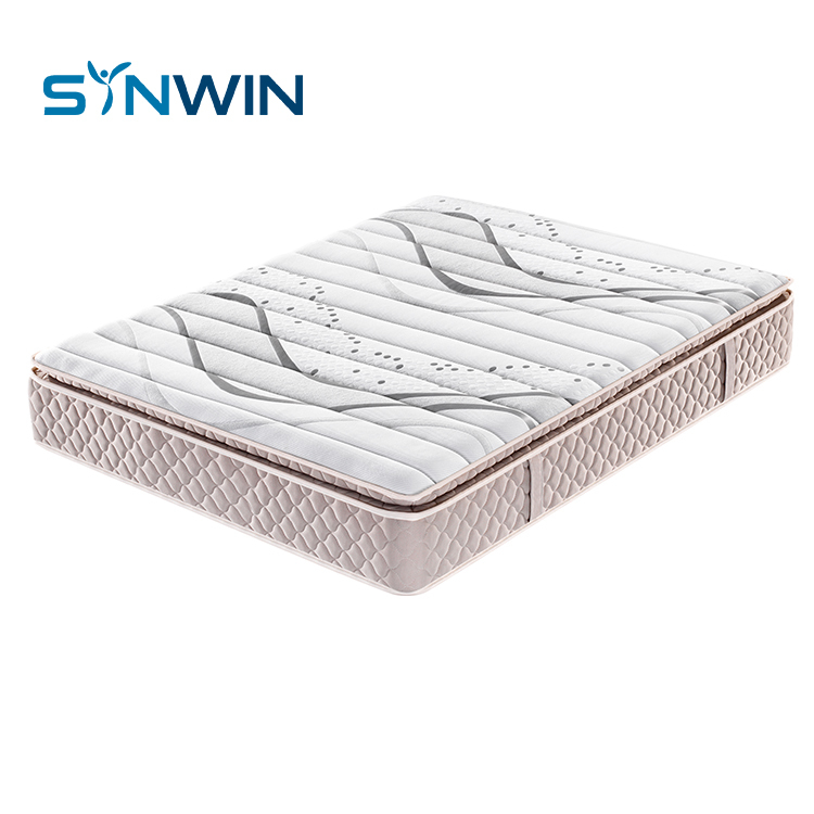 Pillow top luxury foam spring mattress wholesale