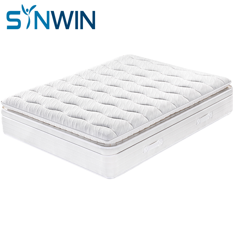 Waterproof foam Hotel Used Soft Foam Pillow Top Bed Mattress