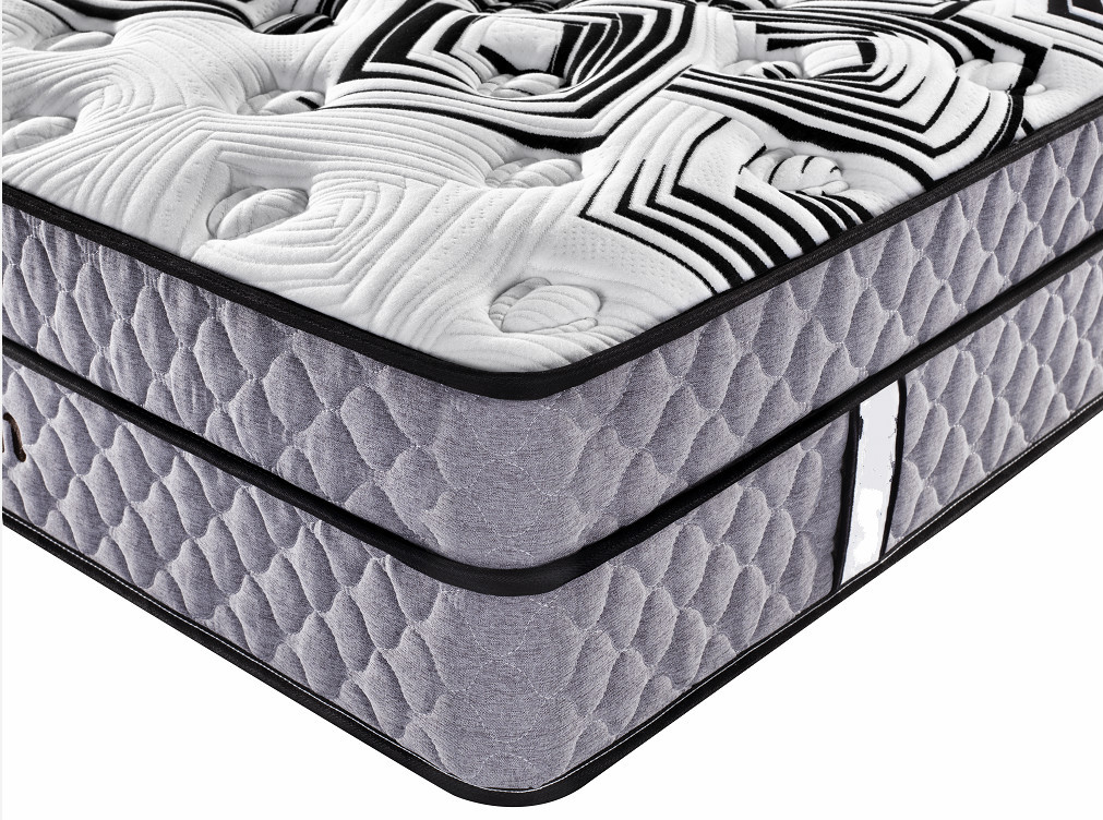 Wholesale doublebonnell Spring Bedroom Furniture Bed Foam euro Top Mattress