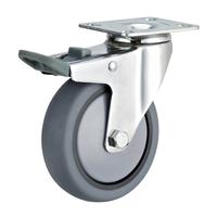 Factory Price Noiseless Dinning Service TPR Cart Caster Wheel