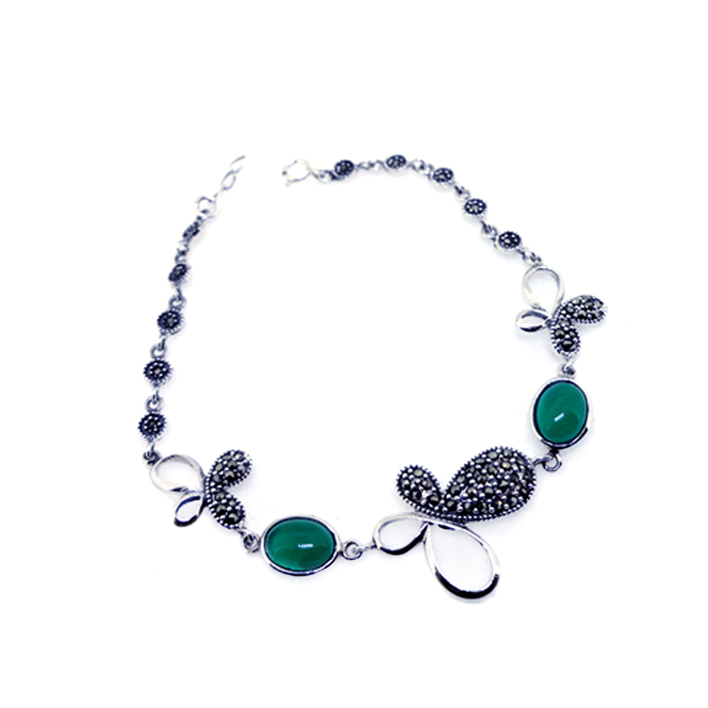 Factory direct wholesale fashion jewelry jade stone bracelet