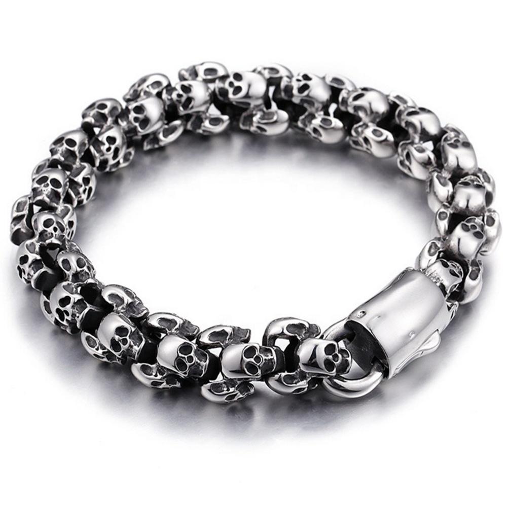 product-Wholesale cheap silver black european bead bracelet-BEYALY-img-3