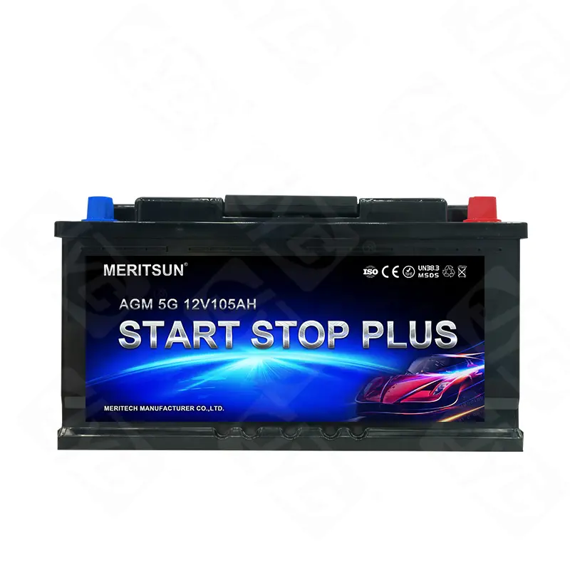 Deep Cycle maintenance free 12v 105ah AGM Start-Stop Battery