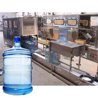 Automatic bottle washing filling capping machinery and equipment for mineral water plant