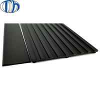 Indoor rubber Single channel cable protector rubber mat ramp , rubber curb ramp