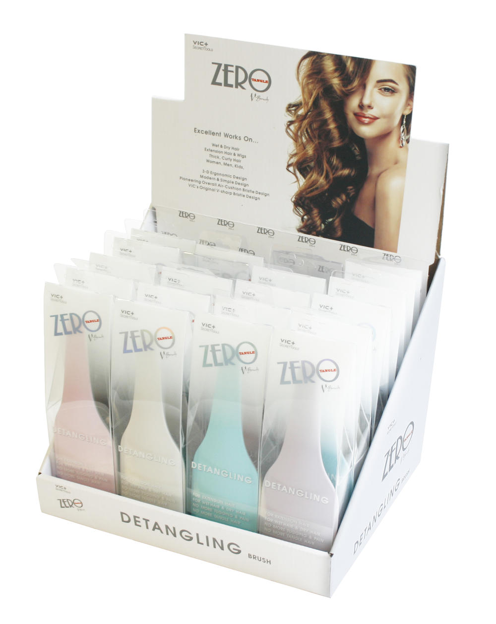 Customized Long Handle Wholesale Detangling Massage Air Hair Brush