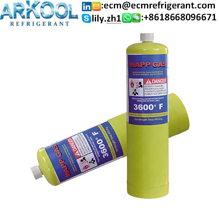 Yellow  MAP Gas Plus Cylinder 453g Disposable 3 Bottle pack NEXT DAY DELIVERY 