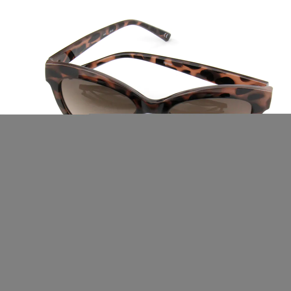 EUGENIA UV400 Protection Big Black Cat Eye China Factory Trendy Women Sunglasses