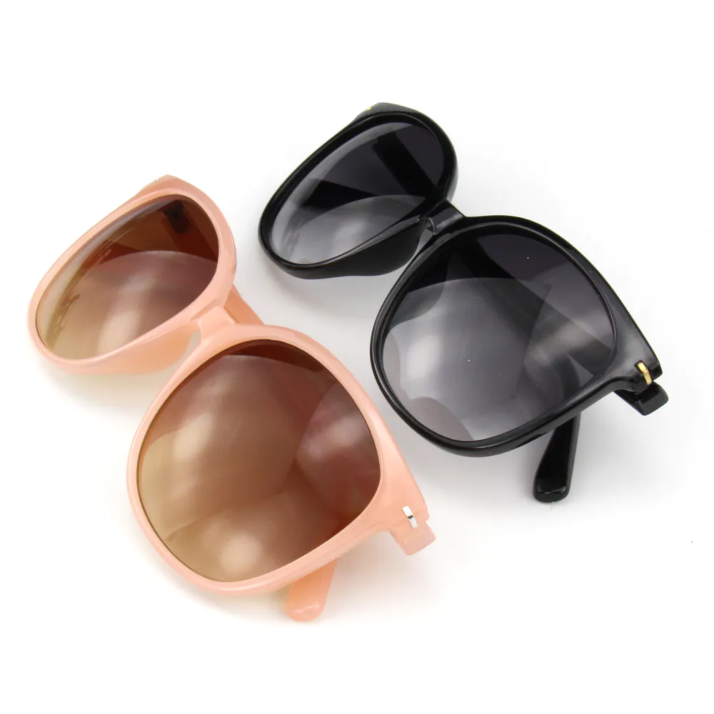 EUGENIA Hot Selling Large Frame Simple Design Oversize Women Custom Logo Sunglasses
