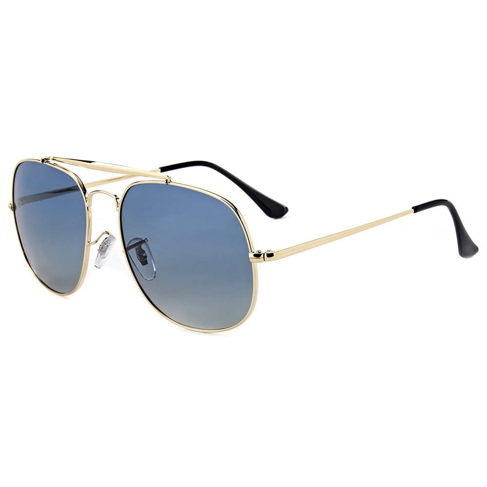 EUGENIA 2020 Custom Full Rim Square Metal Frame Polarized Sunglasses