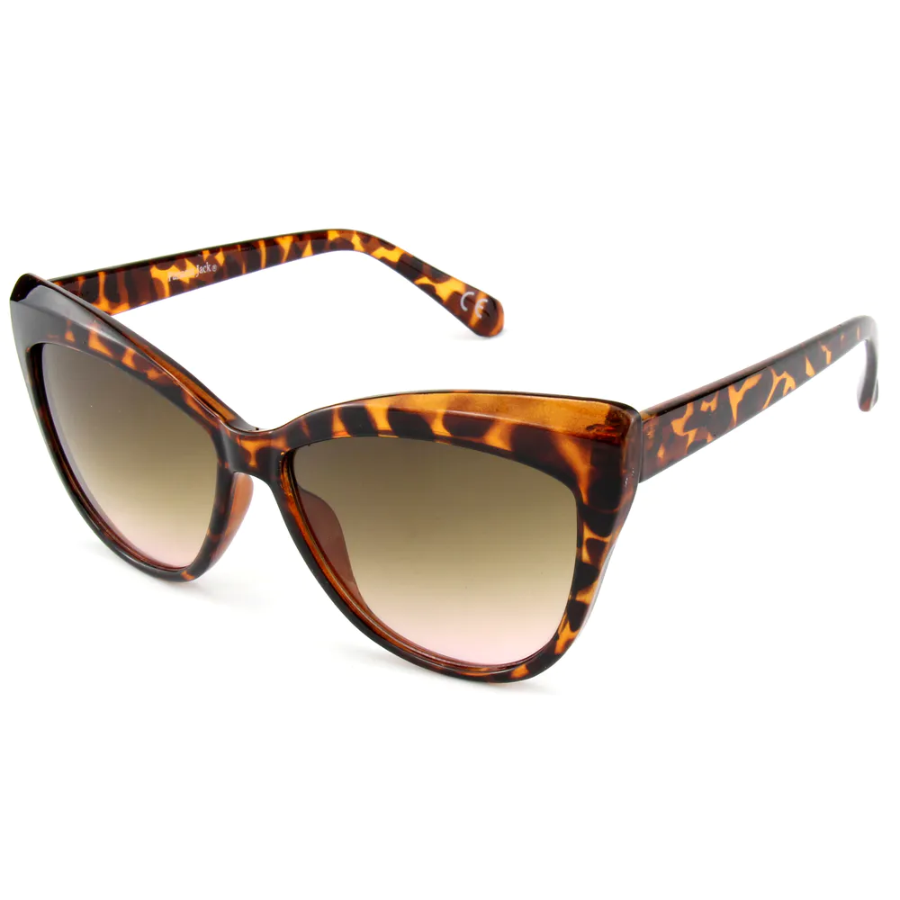 EUGENIA Big Cat Eye Brown Tortoise 2021 Newest Designer Women Sunglasses