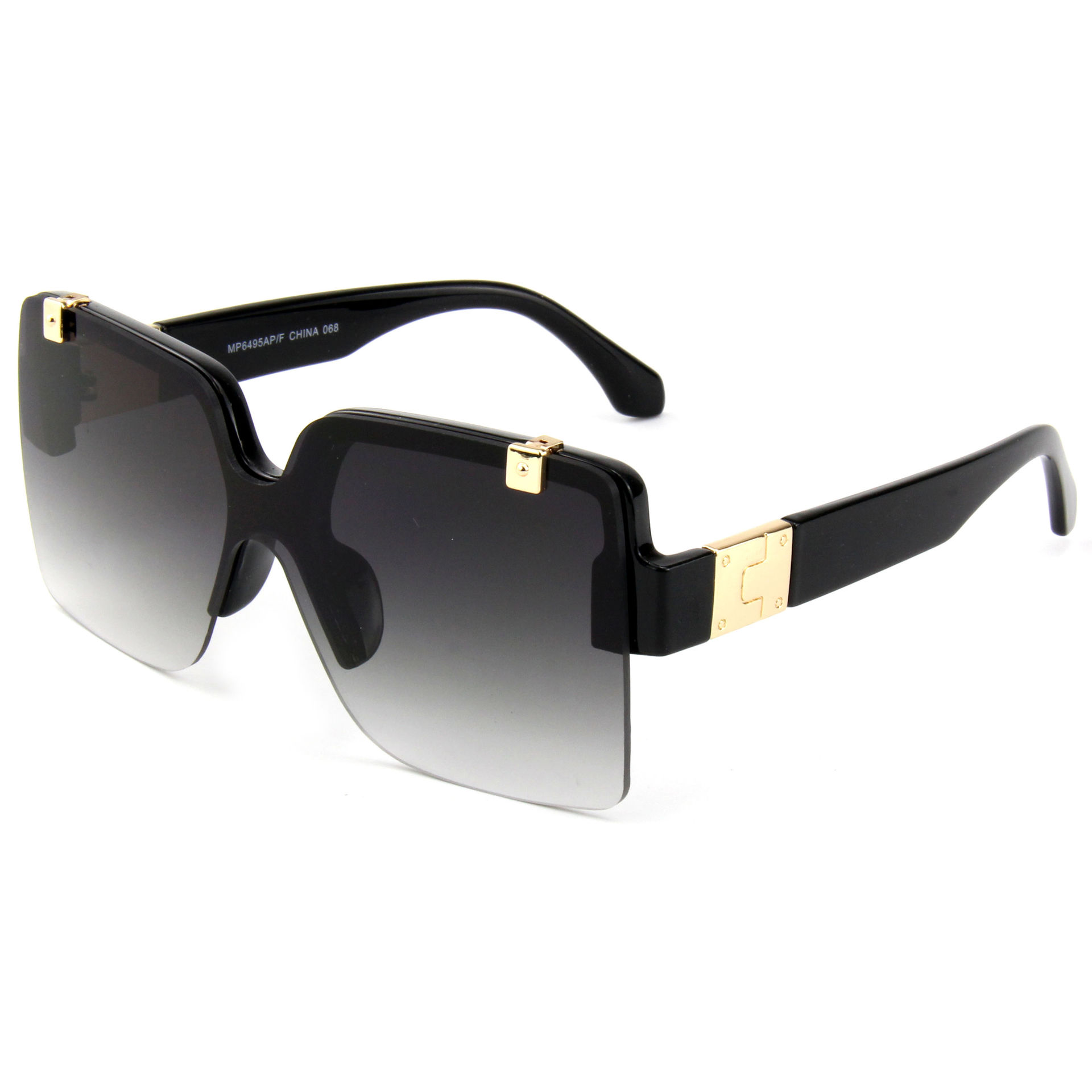 EUGENIA Women Trendy High Quality Custom Oversize Wholesale Women Fashion Style Flat Top Sunglasses