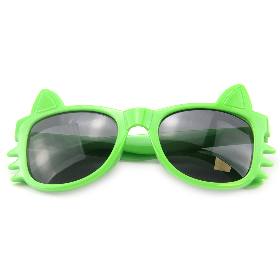 Eugenia Fábrica barata al por mayor logo personalizado verde gafas de sol, gafas de sol, chico lindo para niños