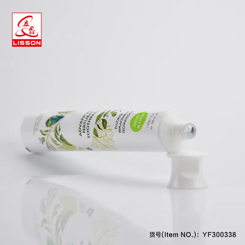 High Quality Collapsible Packaging Ointment Tube Or Toothpaste Tube With Flip-top Cap