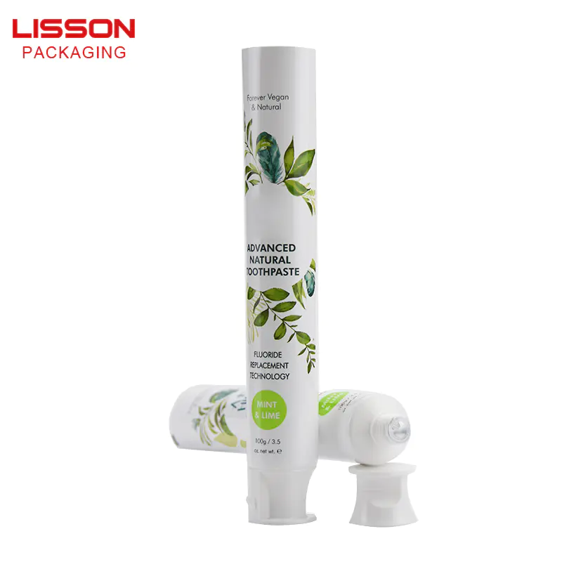 High Quality Collapsible Packaging Ointment Tube Or Toothpaste Tube With Flip-top Cap