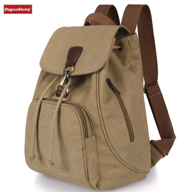 Osgoodway Hot Sale Antitheft Casual Canvas Children Backpack For Teenage Girls