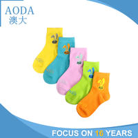 High quality Cute Cartoon children tube socks baby kids socks girl socks