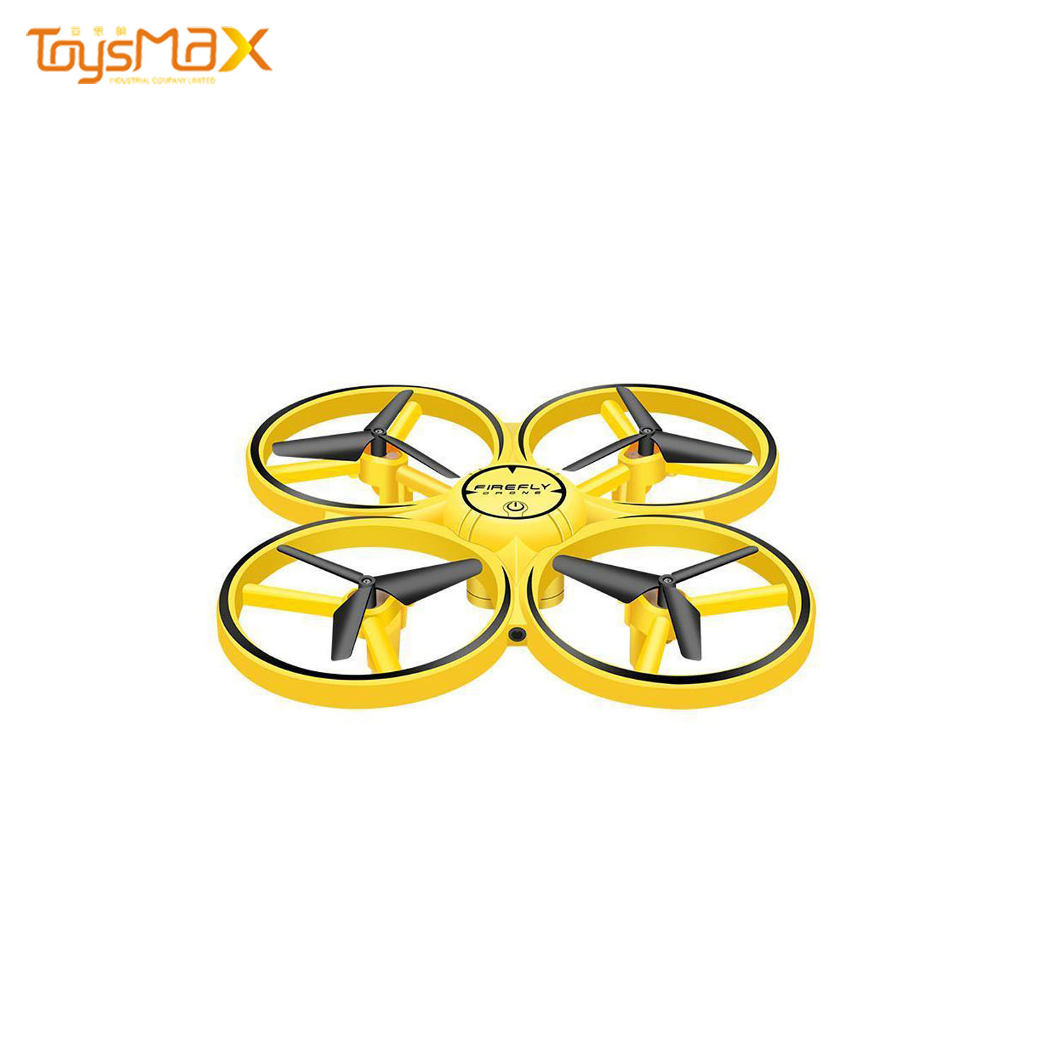 Intelligent Watch Induction UFO Quadcopter Drone With LED Light