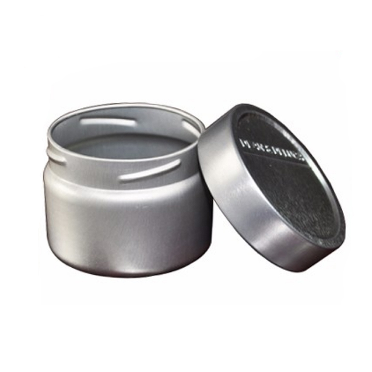 Small round screw metal spice cans storage tin box