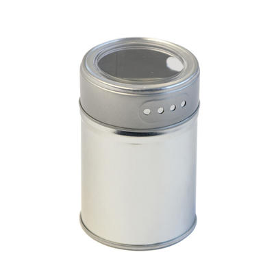 Wholesaleround metal condiment spicetin container with holes