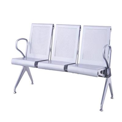 3seater no folded triangle gang waiting chair public airport waiting bench hospital waiting sofa steel chair