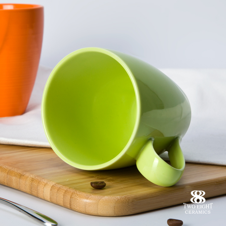 Color coffee mug porcelain mug cup with handle