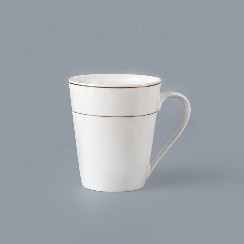 Cheap Bulk Crockery Porcelain 260ml Coffee Mugs For Restaurant, Crockery Restaurant Mug Cafe*