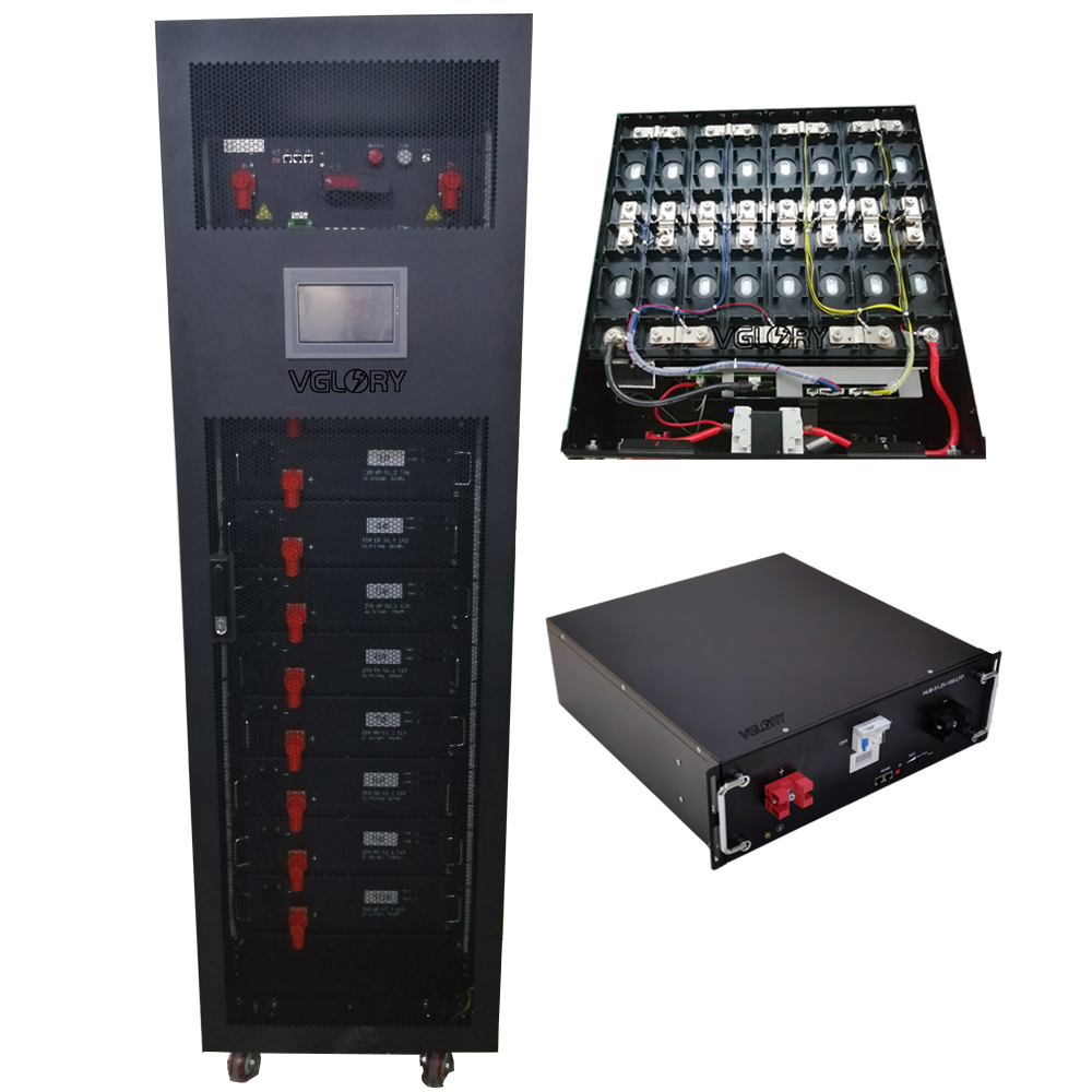 Non memory free maintenance rechargeable lithium ion battery 50kwh 15kw battery system