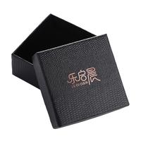 Black PU Leather Color Jewelry Gift and Retail Boxes Jewelry Gift Collectible Packaging Boxes For Women