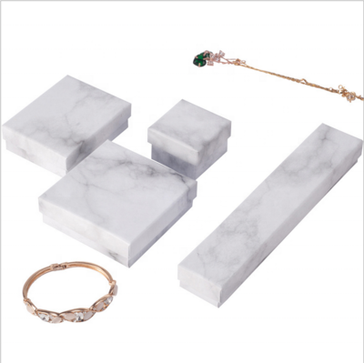 Custom Jewelry Ring Packaging Marble Gift Box for Bracelet Necklace Manufacturers