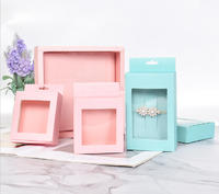 UV coating printing paper box, Jewelry Box,Jewel Paper Case With Custom Logo