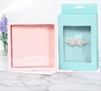 2020 New Kraft paper box, Jewelry Box,Jewel Paper Case With Custom Logo