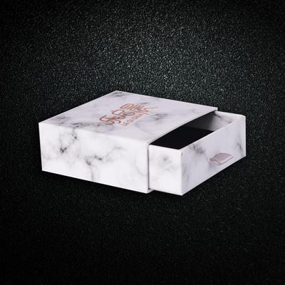 Wholesale Hardcover Marble PU Leather Rose Gold Logo Stamping Jewelry Box Amazon Basics Stand