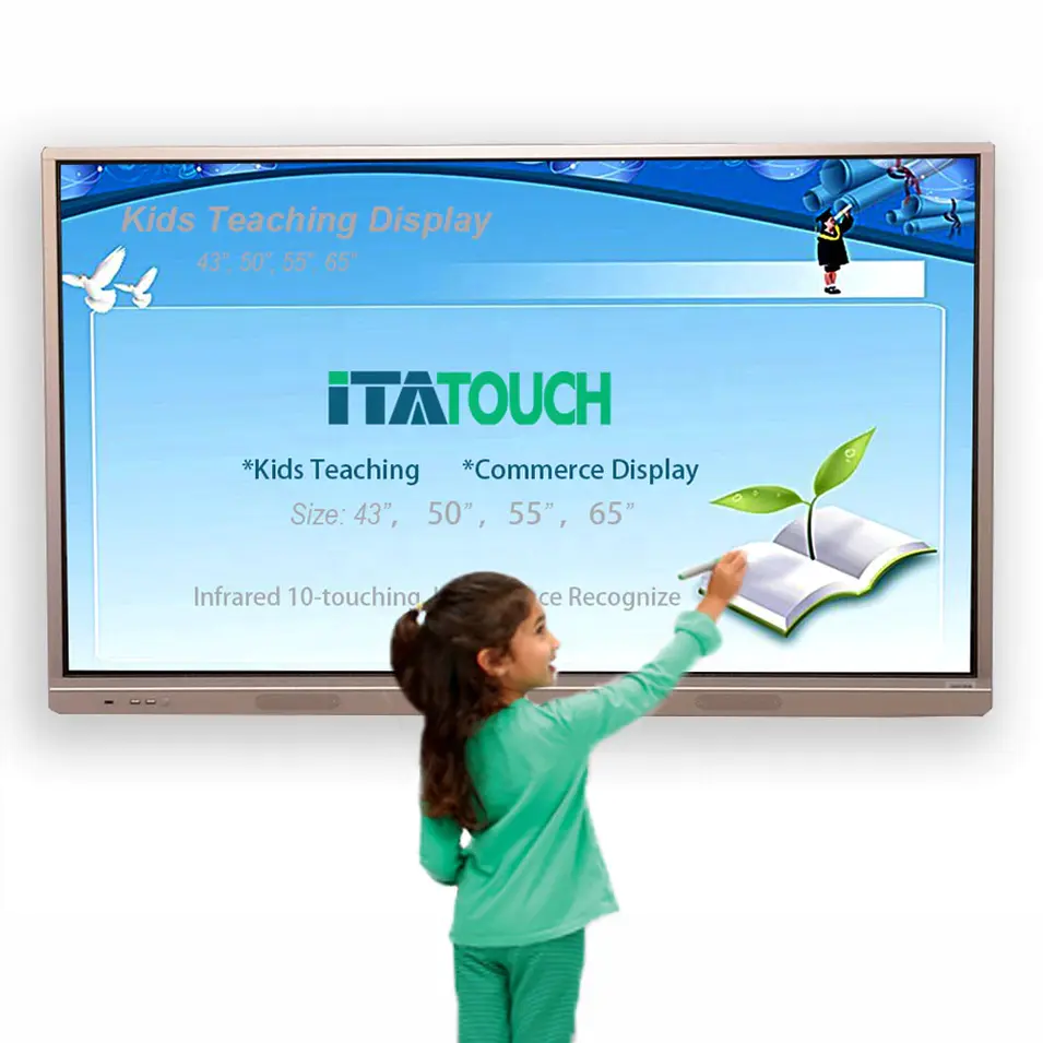 Hot sale educational equipment smart whiteboard school touch screen interactive panel