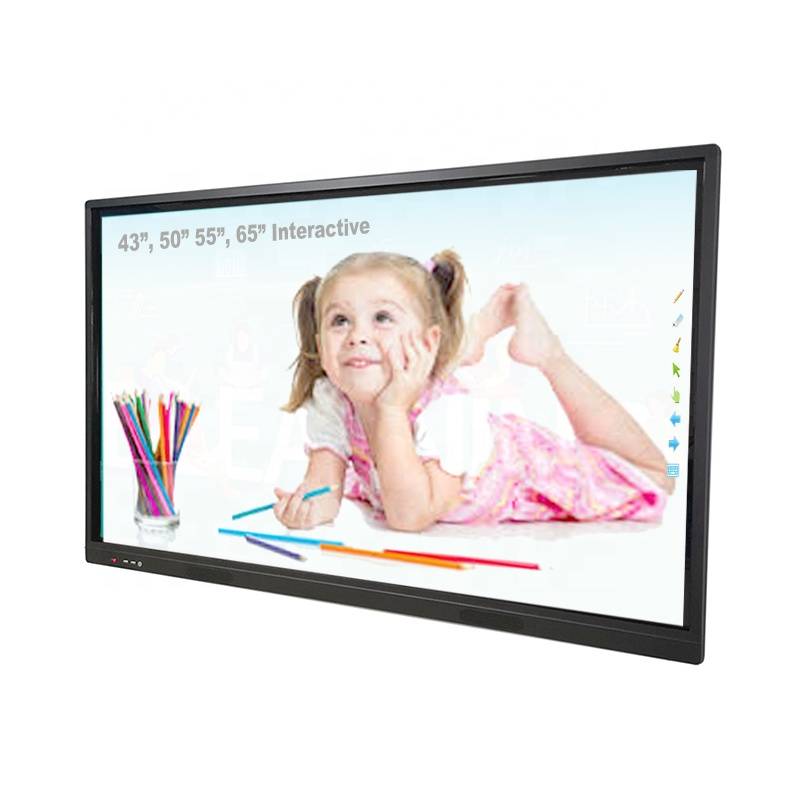 2021 Top Wholesale Price Flat Smart Screen Touch Board TV School USB Infrared Interactive Display for Business Ce