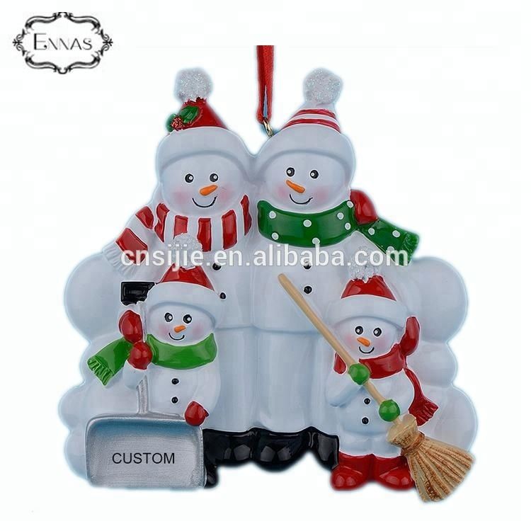 Cute Small Wholesale Personalized Figurines Polyresin Craft Christmas Ornaments